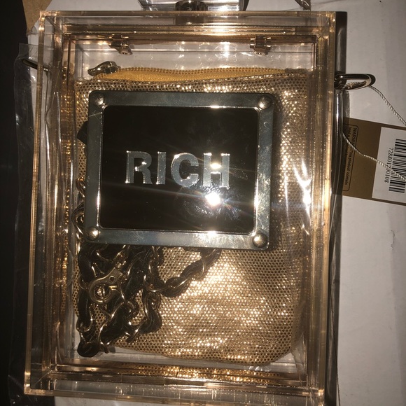 Clear Crossbody Rich Bag - Picture 3 of 4